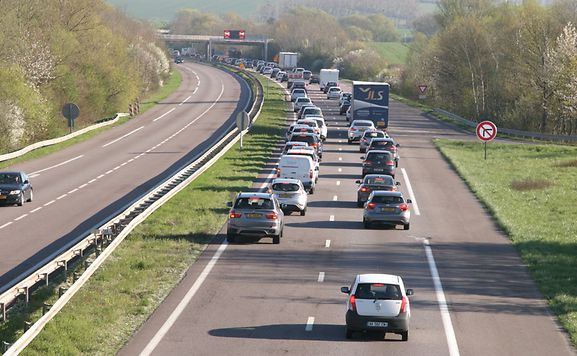 Le trafic sur l'A31 a augmenté de 56% au cours des quinze dernières années entre Thionville et le Luxembourg. 