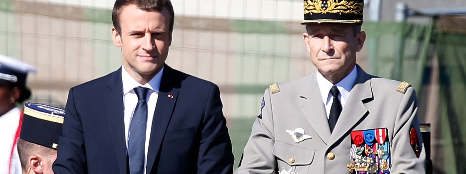 Schiefer Haussegen: Emmanuel Macron (l.) und General Pierre de Villiers haben sich verkracht. 