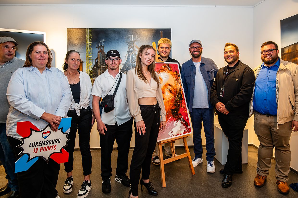 Réception Laura Thorn, ESC, Schifflange, Schëfflenger Konschthaus, 04.06.24, Foto: Laurent Sturm