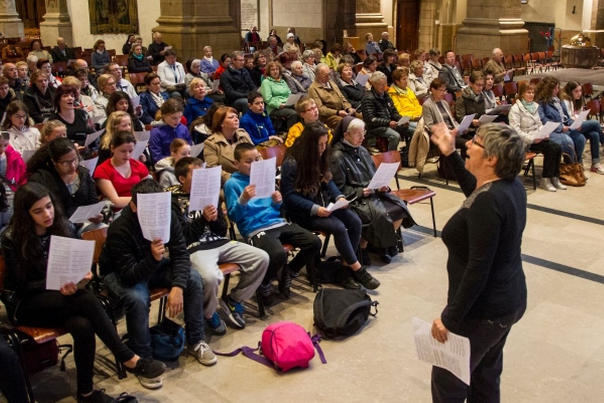 Messe für die Pfarrei Düdelingen.