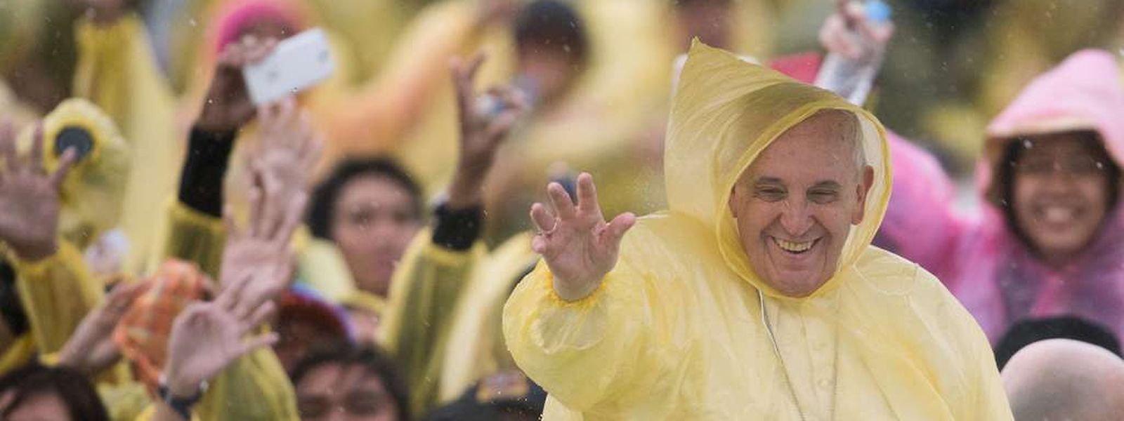 Papst Franziskus in Tacloban: "Als ich diese Katastrophe damals im Fernsehen sah, habe ich auf der Stelle beschlossen: da muss ich hin."