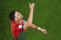 Cristiano Ronaldo fez o golo de estreia de Portugal neste Mundial de 2022, com um pontapé de pénalti.