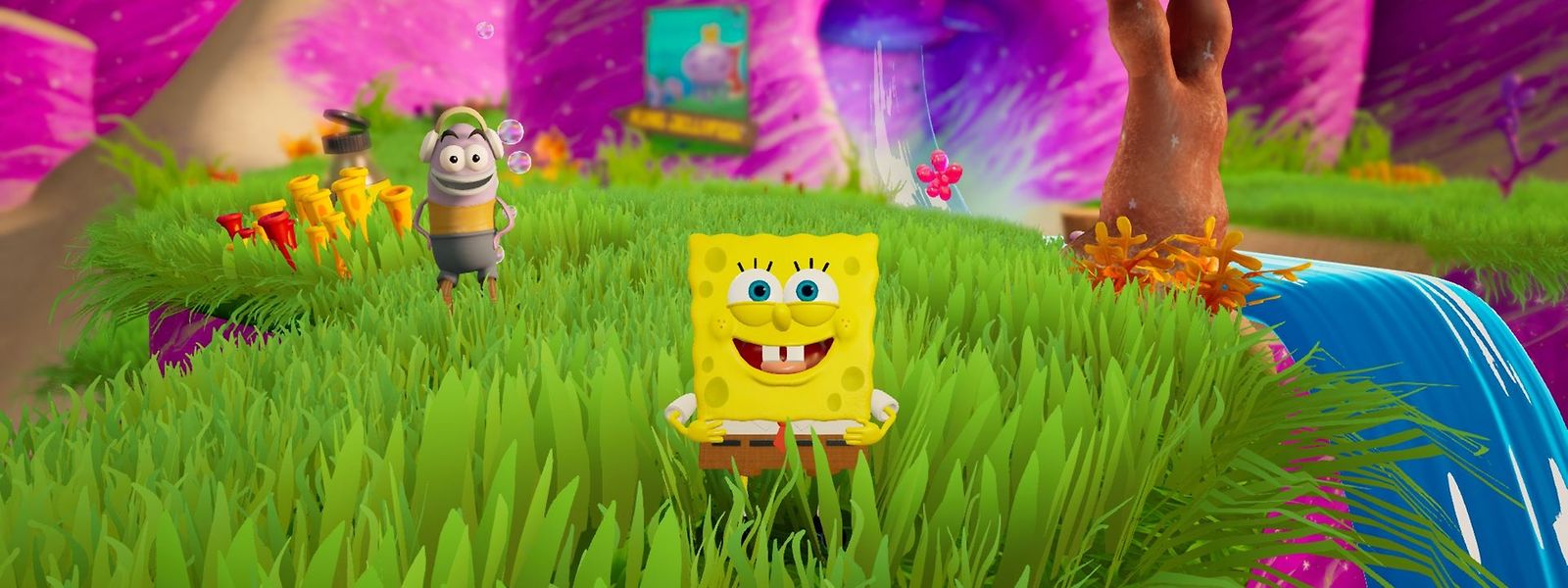 Bunt und durchgeknallt – das ist die Welt der heldenhaften Zeichentrickfigur. Das Spiel „SpongeBob SquarePants: Battle for Bikini Bottom – Rehydrated“ ist erhältlich für Xbox One, PS4, Switch und PC.