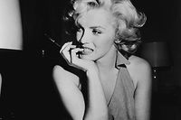American film star Marilyn Monroe (Norma Jean Mortenson or Norma Jean Baker, 1926 - 1962).  Original Publication: People Disc - HW0704   (Photo by Keystone Features/Getty Images)