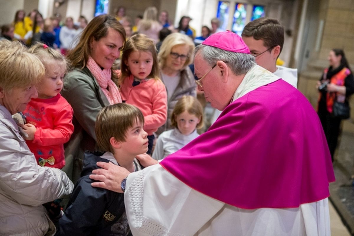 Andacht mit Segnung der Kleinkinder und der werdenden Muetter 