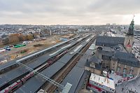 Ausbau Bahnhof Luxemburg + Passerelle, Gare, CFL, Bus, Zug, Traffic, Verkehr, Mobilität, Foto: Lex Kleren/Luxemburger Wort