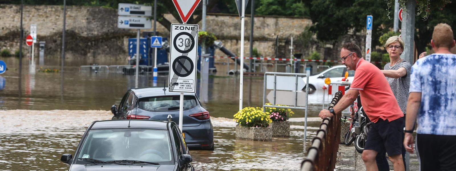 Echternach zählte bei den Überschwemmungen Mitte Juli zu den am stärksten betroffenen Gebieten in Luxemburg. Es blieb aber beim Materialschaden. 