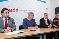 IPO , PK ADR , vlnr Fred Keup , Roy Reding , Fernand Kartheiser , Jeff Engelen , Foto:Guy Jallay/Luxemburger Wort
