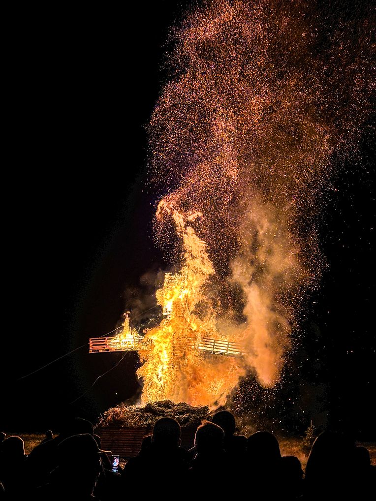 Buergbrennen Eechternoach 2024 / Foto: Viktor WITTAL