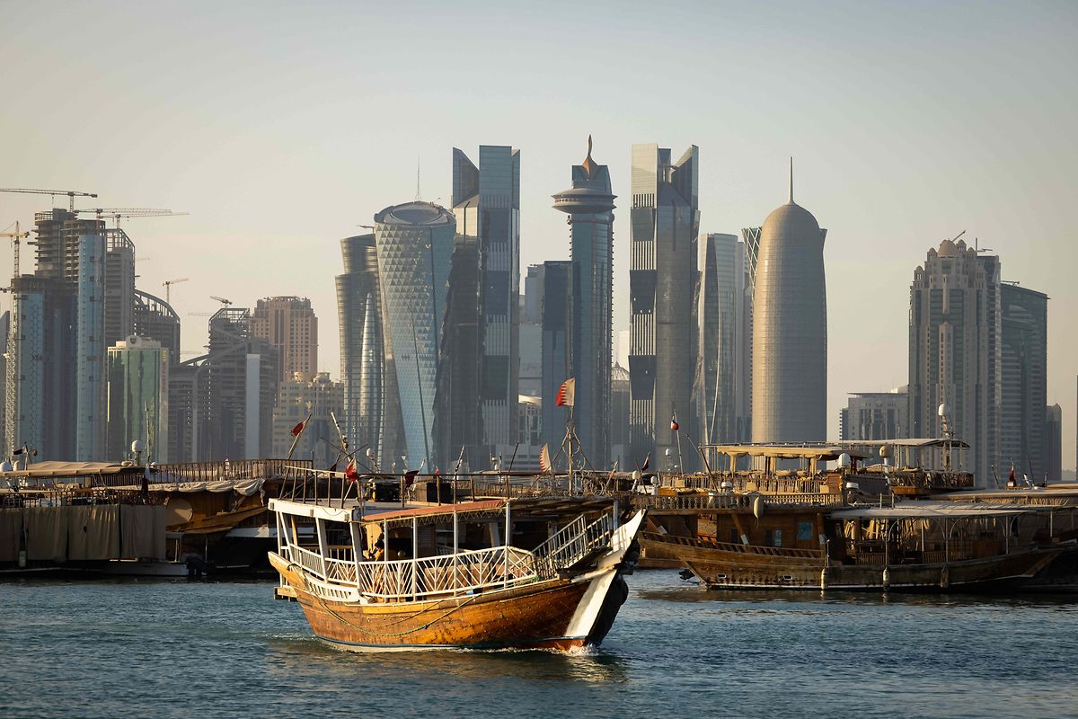 Vom Fischerdorf zur Metropole: Die Hochhäuser in Katars Hauptstadt Doha sind in Rekordzeit in die Höhe geschossen.