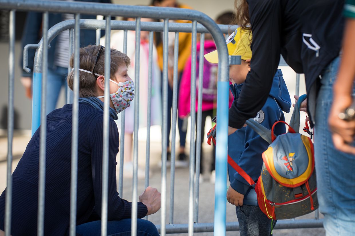 Am Eingang wurde von den Kleinsten auch die ein oder andere Träne vergossen.