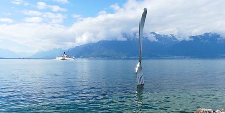 Kunst aus Kaffee am Genfer See - Vimarsana News