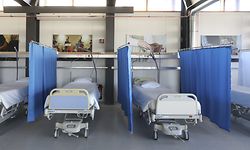 Lokales, Corona-Virus Covid 19, CHEM Esch Alzette, Die Kantine des CHEM wurde in eine Pflegestation umgebaut, Foto: Guy Wolff/Luxemburger Wort