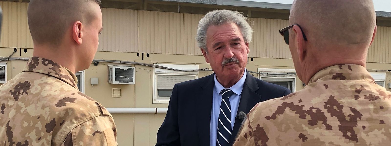 En mars 2019, le ministre Jean Asselborn était venu saluer les deux soldats luxembourgeois en poste en Afghanistan.