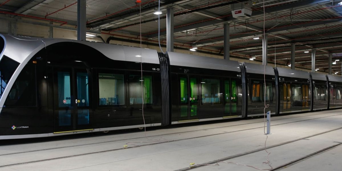 Neun Trams wurden inzwischen aus der Fabrik in Saragossa geliefert. Auf der Strecke Luxexpo-Rout Bréck sind deren jeweils sechs im Einsatz.