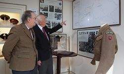 Sie waren ein eingespieltes Team:Großherzog Jean und sein Flügeladjutant Colonel Germain Frantz. 