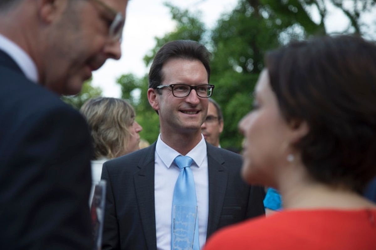 Garden Party der großherzoglichen Familie auf Schloss Berg.