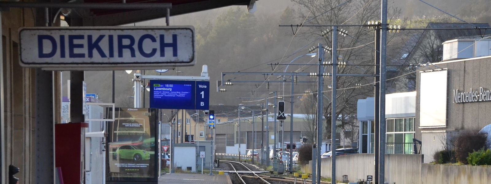 Leere Gleise in Diekirch: in letzter Zeit alles andere als eine Ausnahmesituation.