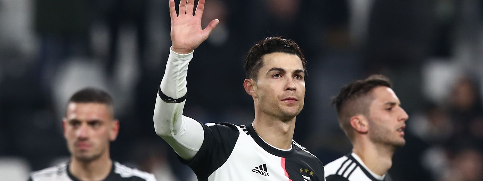 Cristiano Ronaldo e a Juventus defrontam o Lyon.