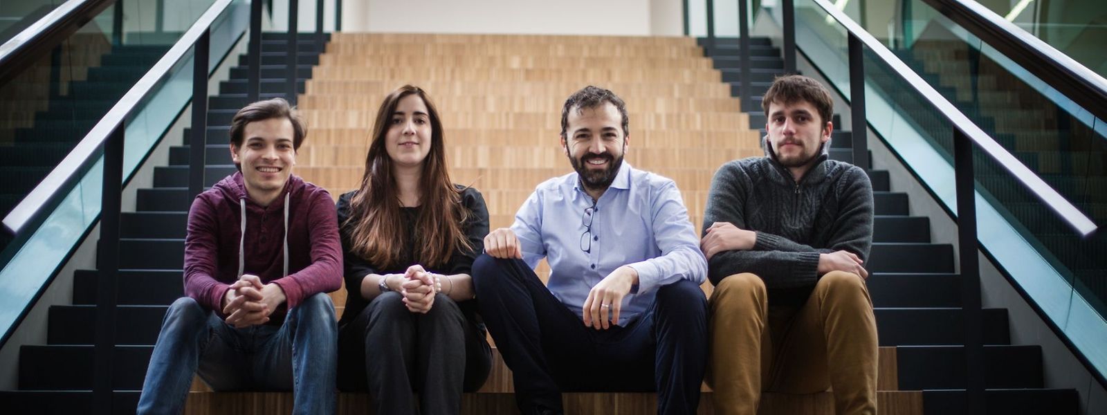 Brice Montagne, Maria Pena Lopez, Marc Cascant und Michael Bjorn Rasmussen – vier junge Europäer haben den Luxemburger Ableger der paneuropäischen Bewegung Diem25 gegründet.