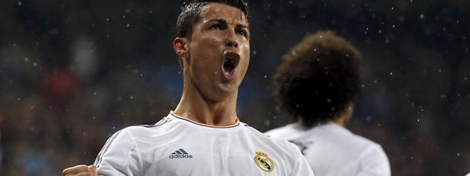 O internacional português e jogador do Real Madrid, Cristiano Ronaldo