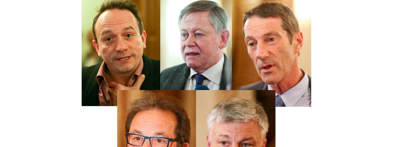 Marc Baum, Gast Gibéryen, Alex Bodry, Eugène Berger et Claude Wiseler ont réagi après la déclaration de Xavier Bettel.