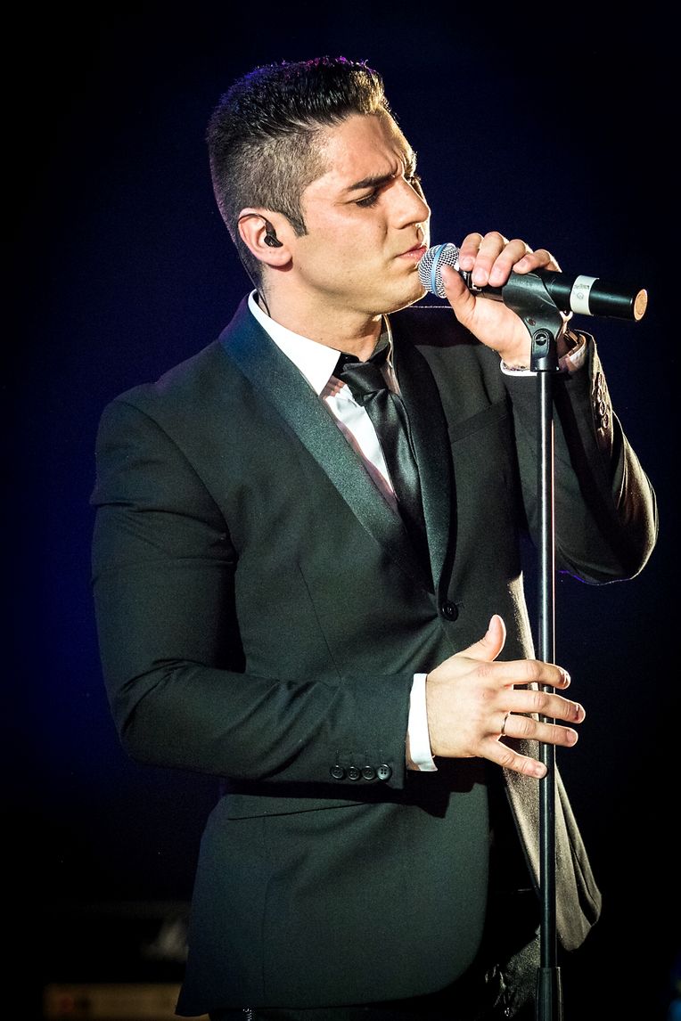 O cantor português Leandro actuou ontem no Hall du Deich, em Ettelbruck