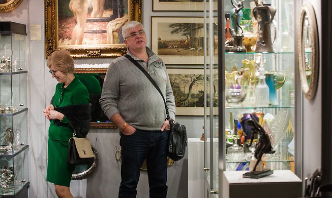 Visitors at a previous edition of the Art Fair, in 2018