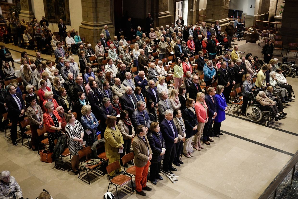 Messe für den Stadtrat und die Einwohner der Stadt Luxemburg.