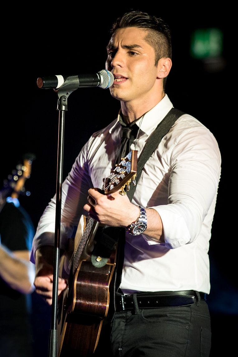 O cantor português Leandro actuou ontem no Hall du Deich, em Ettelbruck