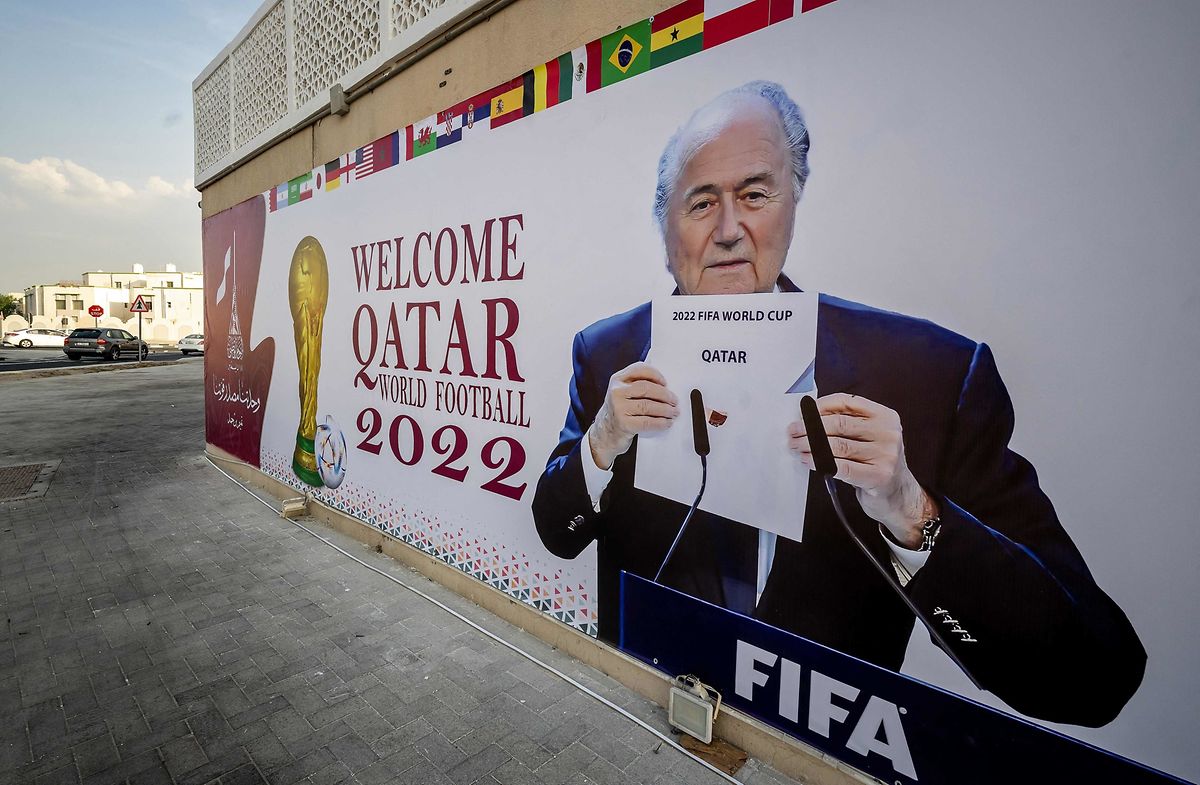 Sepp Blatter lors de la désignation du Qatar comme pays hôte.