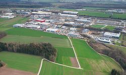 Les terrains où Google va s'implanter dans le secteur de Bissen.