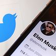 ARCHIVE - April 26, 2022, Bavaria, Kempten: ILLUSTRATION - Elon Musk's Twitter account can be seen in front of the Twitter news platform logo.  Twitter is headed for tech billionaire Elon Musk's acquisition.  Tech billionaire Elon Musk suspended his Twitter purchase deal on Friday.  (to dpa 