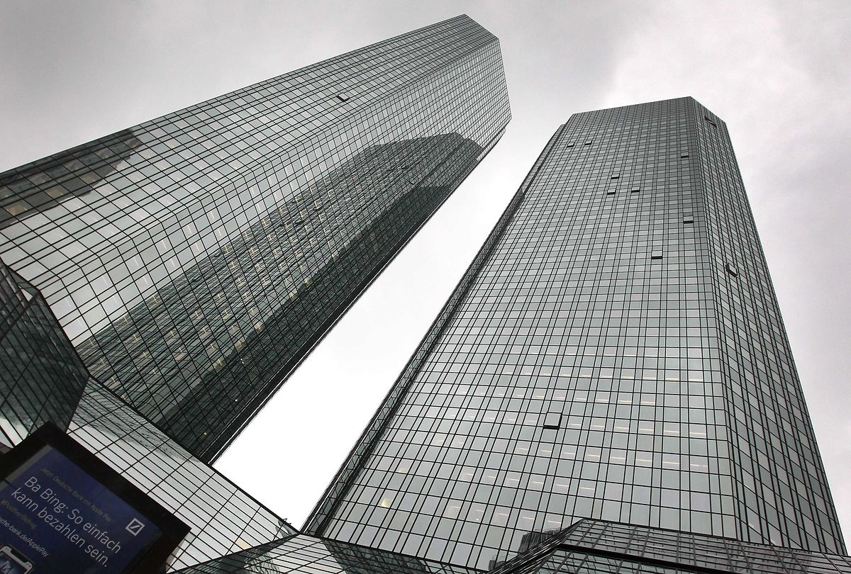 The case is related to searches of Deutsche Bank in November Photo: AFP