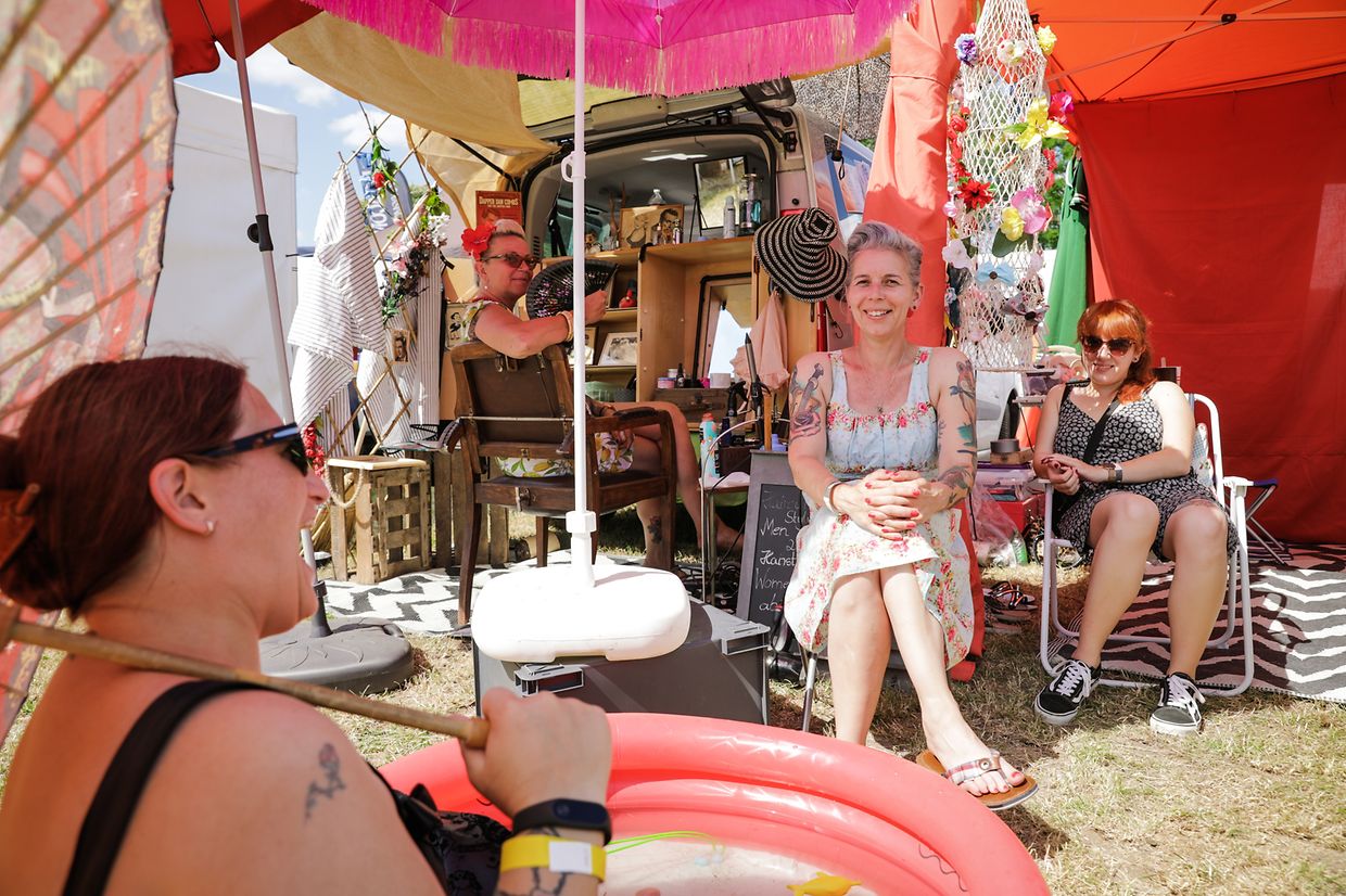 Noch bis Sonntag sind die US-Boliden in Stadtbredimus zu bestaunen.