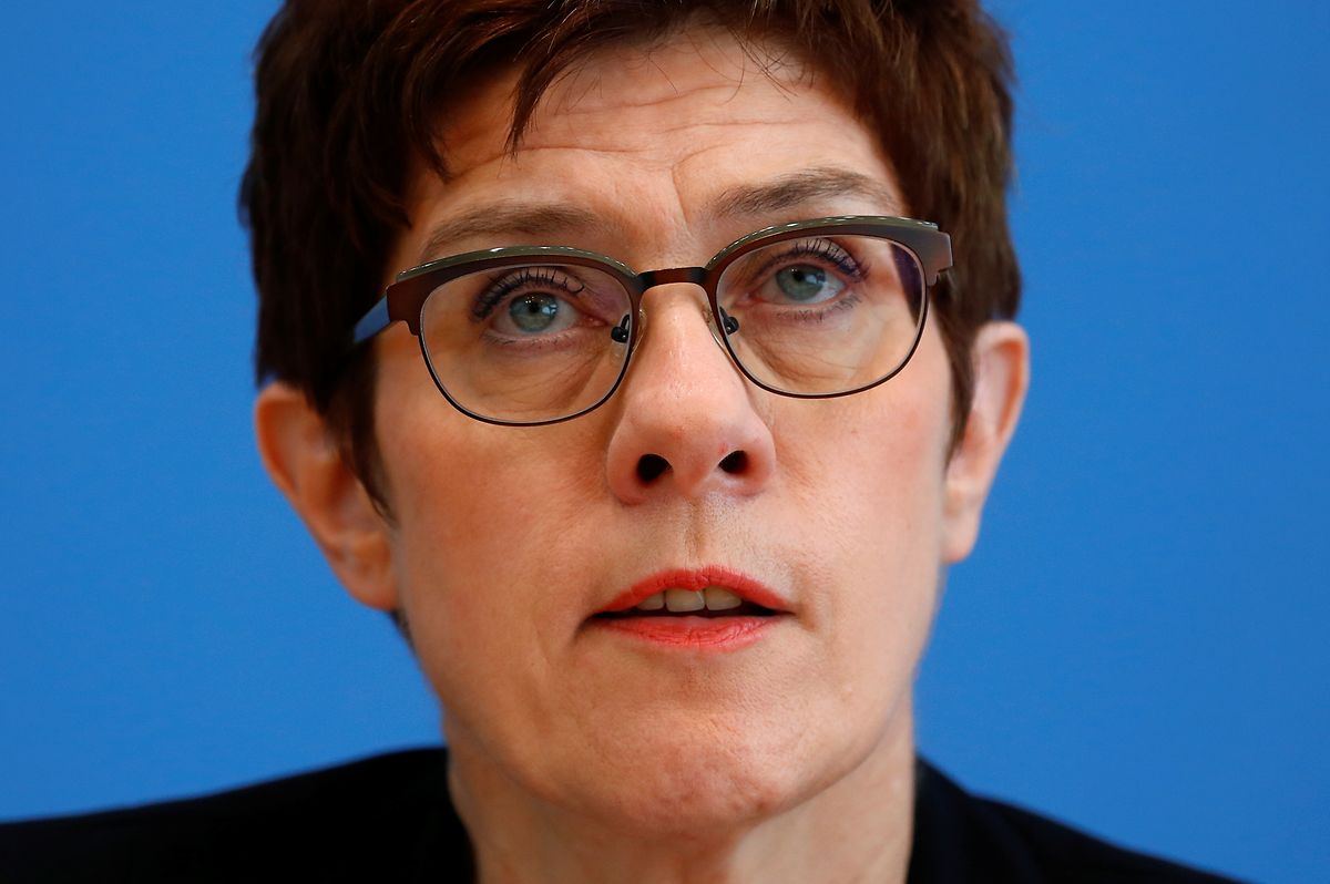 Die deutsche Verteidigungsministerin Annegret Kramp-Karrenbauer.