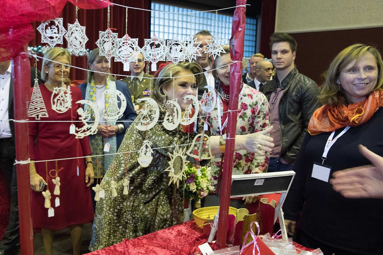 Der "Bazar" des Roten Kreuzes.