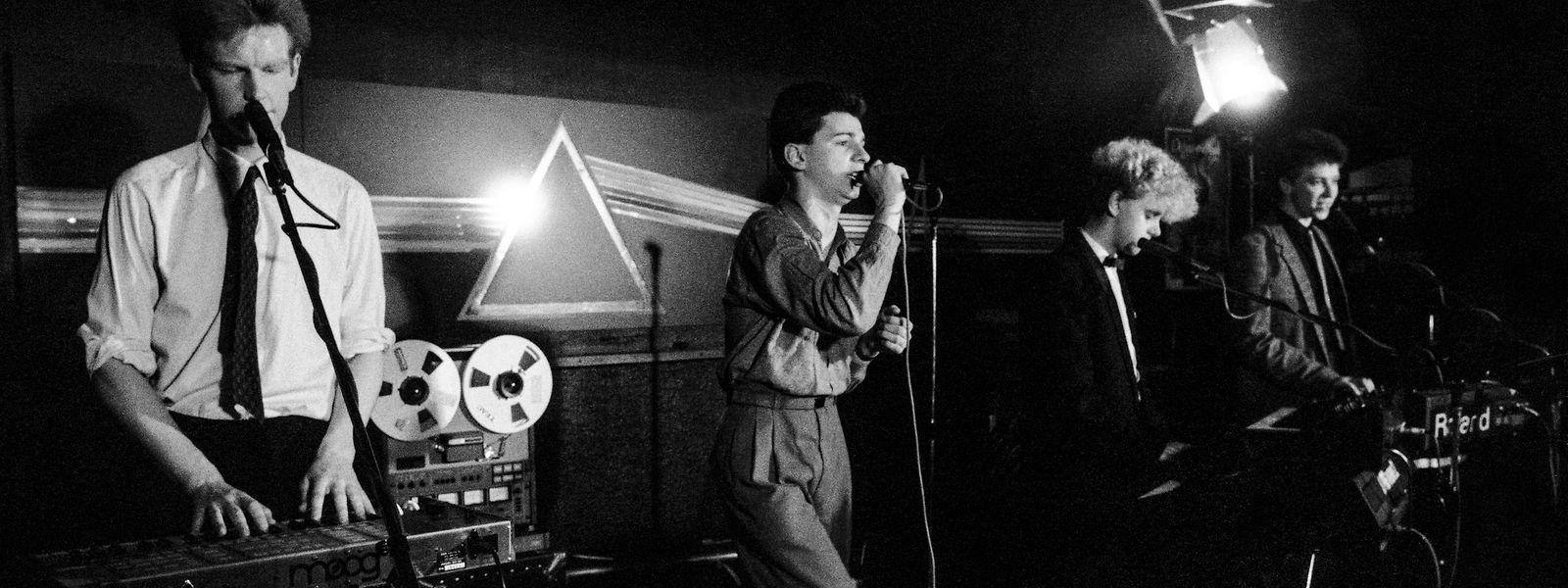 Zeitdokument aus dem Archiv von LW-Fotograf Serge Waldbillig: Depeche Mode im Rainbow in Oberkorn. 