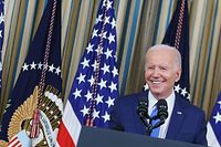 US-Präsident Joe Biden war die Erleichterung am Mittwoch deutlich anzumerken. 