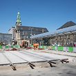 Lok , Chantiers Ville de Luxembourg , Liste von  Diane Lecorsais , Gare , Chantier Tram Foto:Guy Jallay/Luxemburger Wort