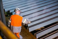 ArcelorMittal Rodange se positionne pour le deuxième appel d’offres pour les rails du tram, Laminage, Laminoir, Foto Lex Kleren