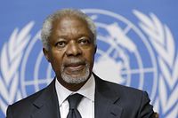 Happy Birthday: Kofi Annan, als UN-Generalsekretär einst eine Art säkularer Papst, wird 80