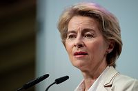 11.11.2019, Bayern, München: Ursula von der Leyen (CDU), designierte Präsidentin der Europäischen Kommission, nimmt an der Generalversammlung des Wirtschaftsbeirats der Union teil. Foto: Sven Hoppe/dpa +++ dpa-Bildfunk +++