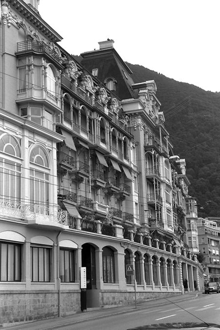 Das Grand Hôtel des Alpes in Territet: heute geschlossen, aber unter Denkmalschutz.