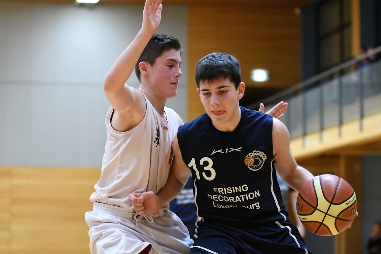 Scolaires: Musel Pikes - Contern 62-70 - Sam Streef (Pikes) et Chris Schumann.
