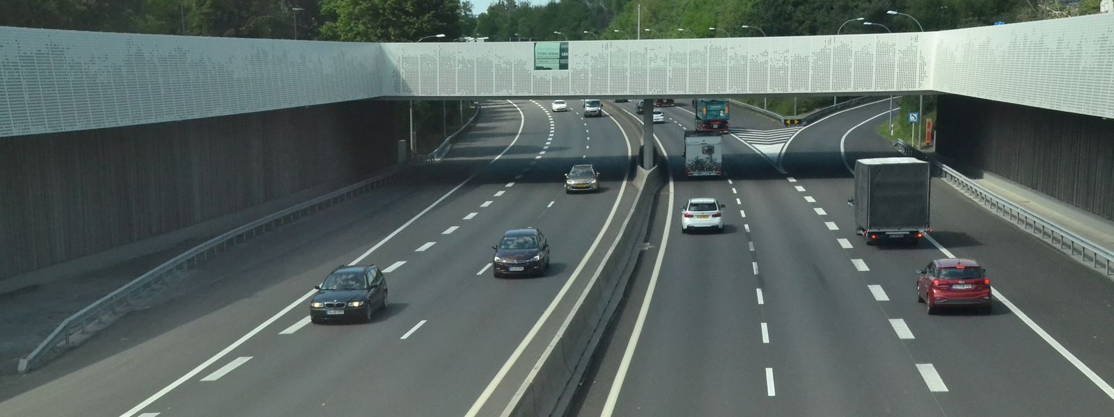 Die Autobahn A1 schneidet Strassen in zwei. Einen Lärmschutz gibt es nicht.