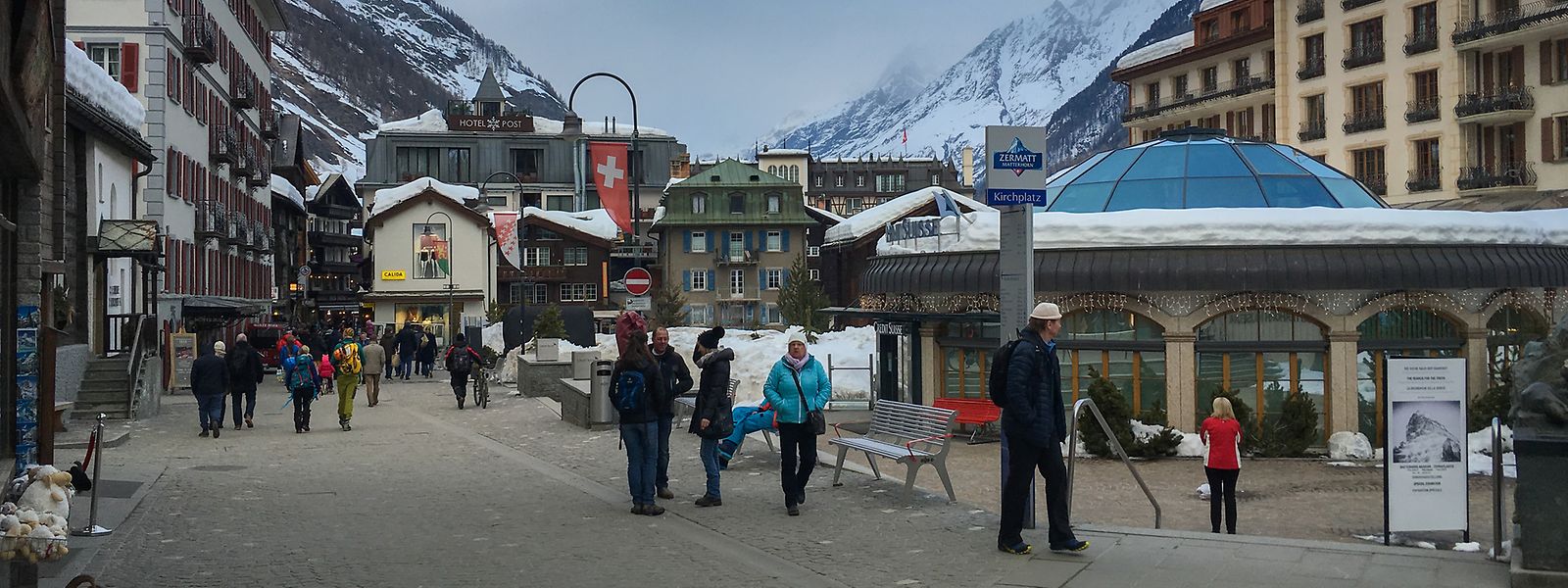 Der Klimawandel ist auch in Zermatt eine Gefahr für den Tourismus.