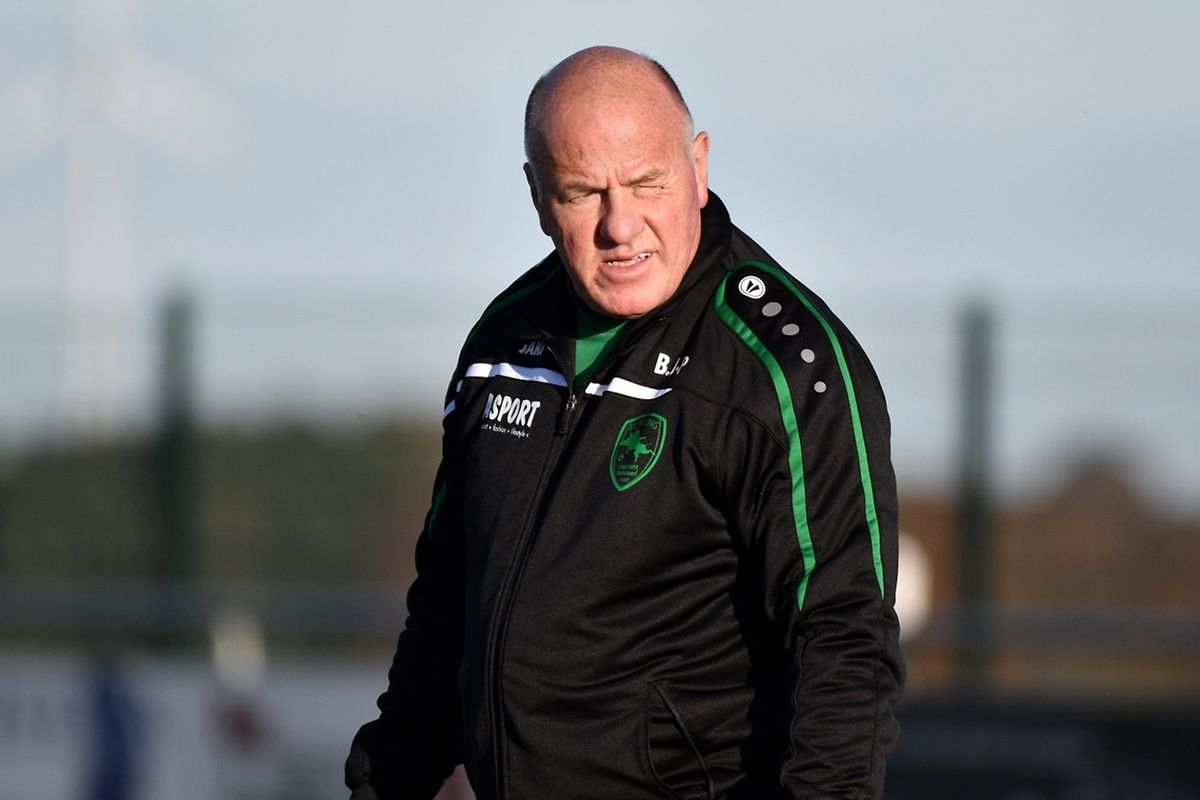 Jean-Paul Bossi, le coach d'Heiderscheid-Eschdorf, fait la moue