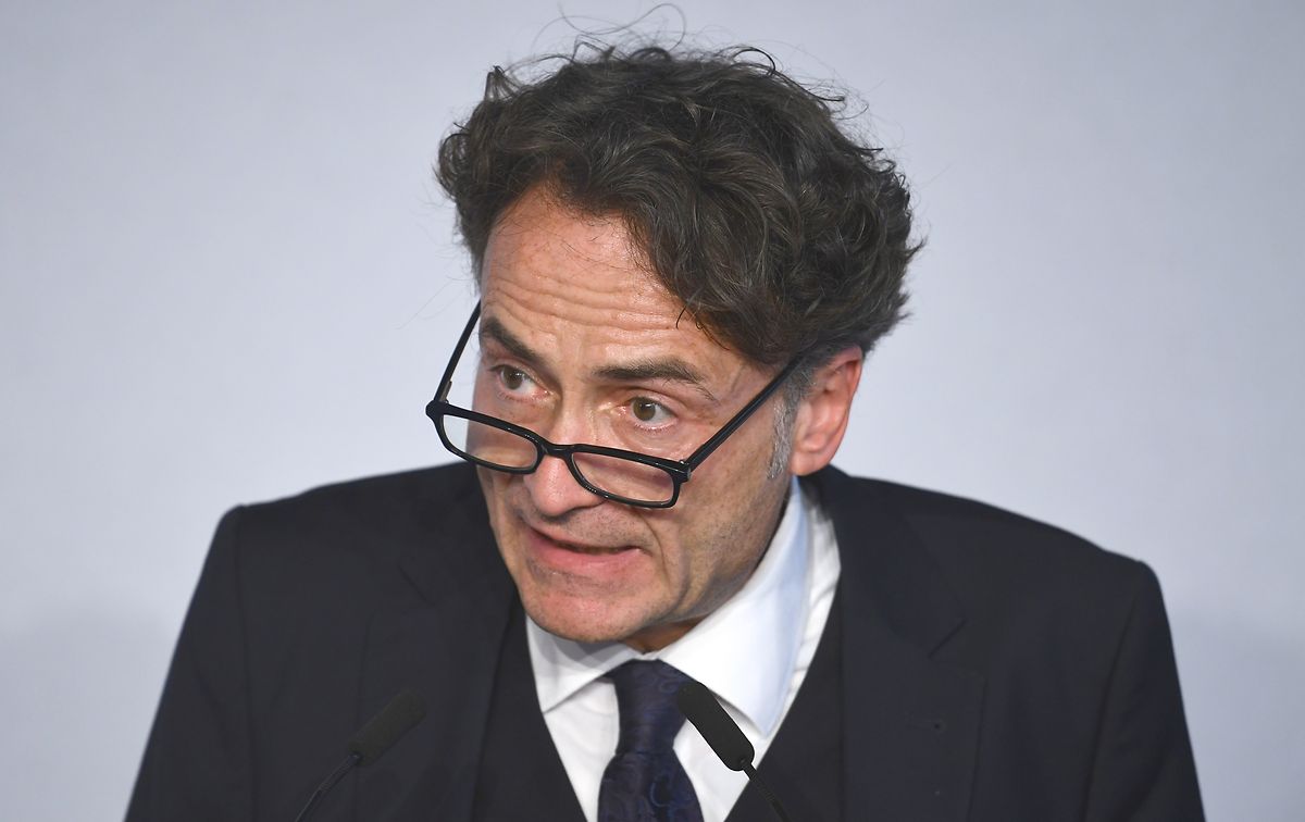 Der Chefredakteur der Zeitung "Die Zeit", Giovanni di Lorenzo, bei der Preisverleihung des M100 Medien-Award im September 2016.