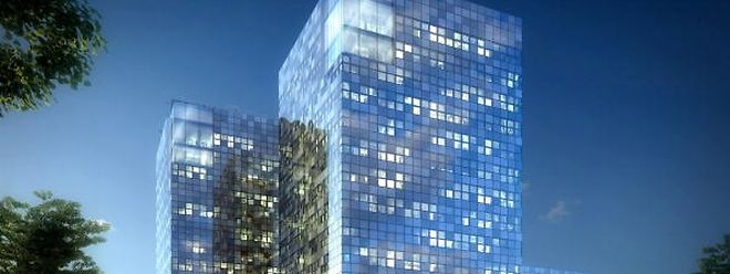  Le futur bâtiment de RTL sera entièrement habillé de verre.